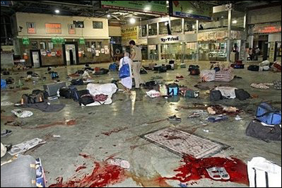 Mumbai Railway Station Blood Shed